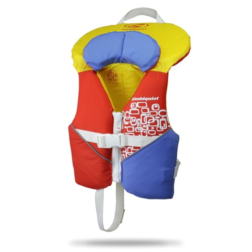 Stohlquist Infant Life Jacket, US Coast Guard Approved, Type II Life Vest (20-30 lbs) for Babies and Toddlers, Support Col...
