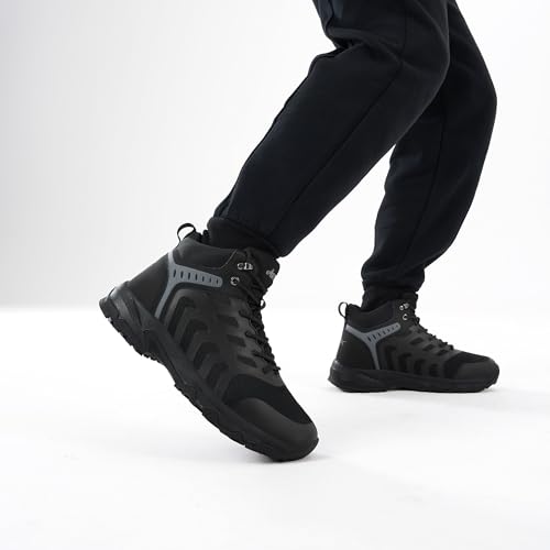 ARISIC Non Slip Work Boots for Men Comfortable Slip Resistant Work Shoes Waterproof Restaurant Chef Shoes Breathable Mesh ...