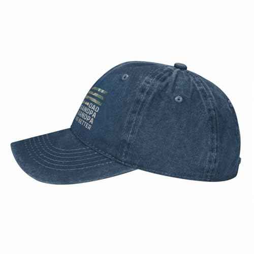 Great Grandpa Gifts-Great Grandpa Hat Blue Ball Cap,Navy Blue Hats for Men,Grandpa