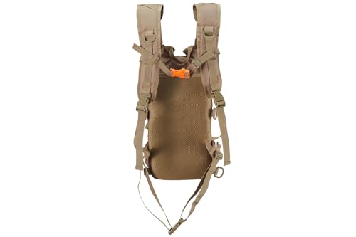 Lancer Tactical Lightweight Nylon Hydration Backpack - Ideal for EDM Music Festivals, Hiking, Running, Cycling, Airsoft, H...