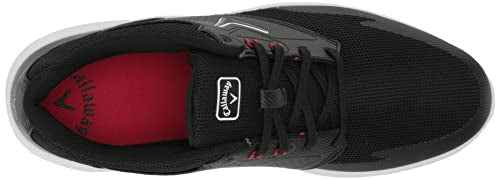 Callaway Mens Solana SL V2, Black/Red, 10 US