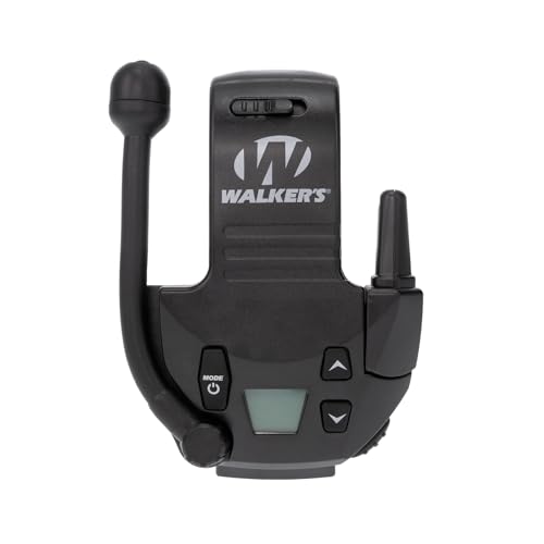 WALKER'S Razor Walkie Talkie Attachment - 22 Channels 3 Miles Range Distance Voice-Activated Handsfree Communication Devic...