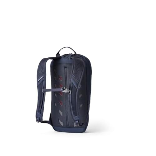 Gregory Nano 14L Unisex Day Hiking/Commuter/Active Travel Backpack, Breathable Backpanel, Hydration Port, One Size Fits All, Optic Black