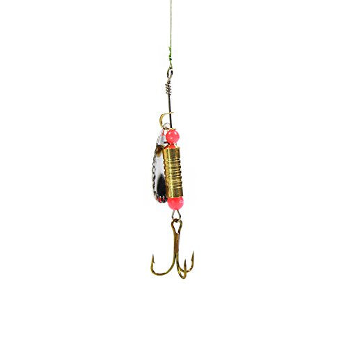 Fishing Spinner Kit 20PCS Spinnerbaits Fishing Spinning Lure Metal Bait Bass Lures for Bass, Salmon, Pike or Walleye with ...