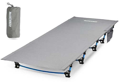 MARCHWAY Ultralight Folding Tent Camping Cot Bed, Portable Compact for Outdoor Travel, Base Camp, Hiking, Mountaineering, ...