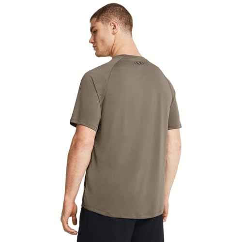 Under Armour Men's Tech 2.0 Short-Sleeve T-Shirt, (200) Taupe Dusk / / Black, X-Large Tall