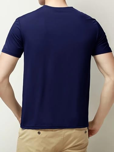 Quick Dry Ice Silk Athletic T-Shirts for Men, Athletic Short Sleeve Moisture Wicking Tee for Running,Training （1 Piece）