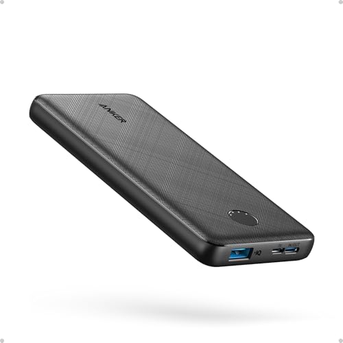 Anker Power Bank(PowerCore 10K), Compact Travel-Ready 10,000mAh Battery Pack with PowerIQ Charging Technology, 5V/3A High-...