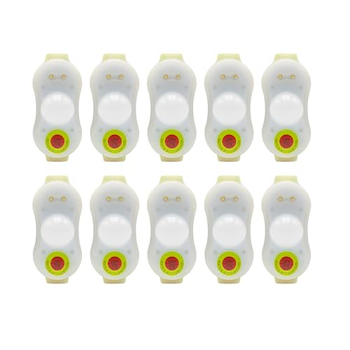 ACR HEMILIGHT3 LED Life Jacket Light Bulk 10-Pack - Compact Strobe with 20+ hrs Battery, 100% Waterproof, High-Intensity, ...