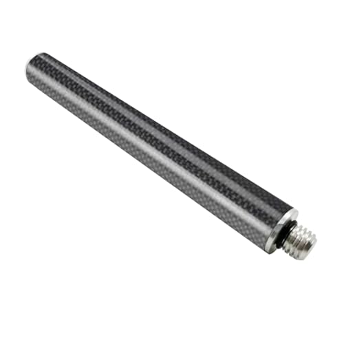 Carbon Fiber Extension Pole Rod 5/8-11 Threads Screw Mount Telescopic Pole Extender for Level GPS RTK Surveying GNSS Robot...