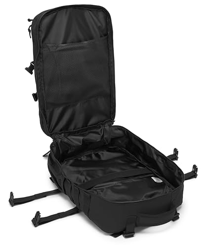 Wotony Military Tactical Backpack for Men Waterproof Daypack 3 Day Assault Pack Molle Bag with Water Bottle Holder