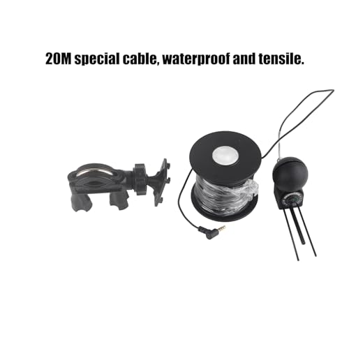 Fishing Camera Video DVR Recording Fish Finder, 4.3 inch LCD Monitor, 190 Degree Rotating View, IP67 Underwater Fishing Ca...