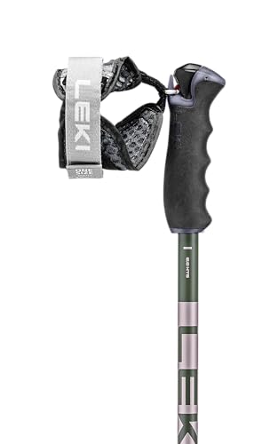 LEKI Detect S Lightweight Aluminum Ski Poles for Downhill Skiing