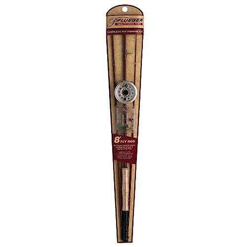 Pflueger 8' Fly Kit Rod and Reel Combo, 3-Piece Graphite Rod, Size 44322 Reel, Lightweight and Corrosion-Resistant, Right/Left Handle Position