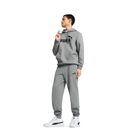 PUMA mens Essentials Big Logo Fleece Hoodie