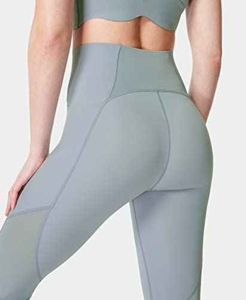 Sweaty Betty Women's Pwr Aerial Ultra Sculpt 7/8 Legging Leggings, Vapour Blue, Large