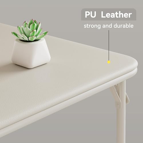 CuisinSmart Folding Card Table, Portable Square Card Table, Foldable Tables for Home, Indoor and Outdoor, Space-Saving, No...