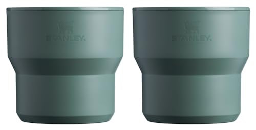 Stanley Wildfare Go 4-Piece Stainless Steel Two Cup Cook Set | 32 oz Pot and Lid with Fold & Lock Handle | 2 Stacking Cups...
