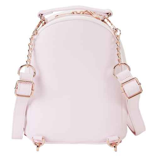 Loungefly Barbie Rose Gold Logo Convertible Backpack: Chic Style on the Go!