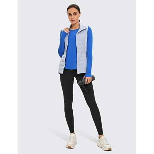 CRZ YOGA Butterluxe Workout Leggings Pockets 28'' - High Waisted Gym Womens Yoga Pants Running Buttery Soft