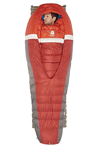 Sierra Designs Backcountry Bed 20 Degree Sleeping Bag with 650 Fill Dridown - Lightweight Zipperless Down Sleeping Bag for...