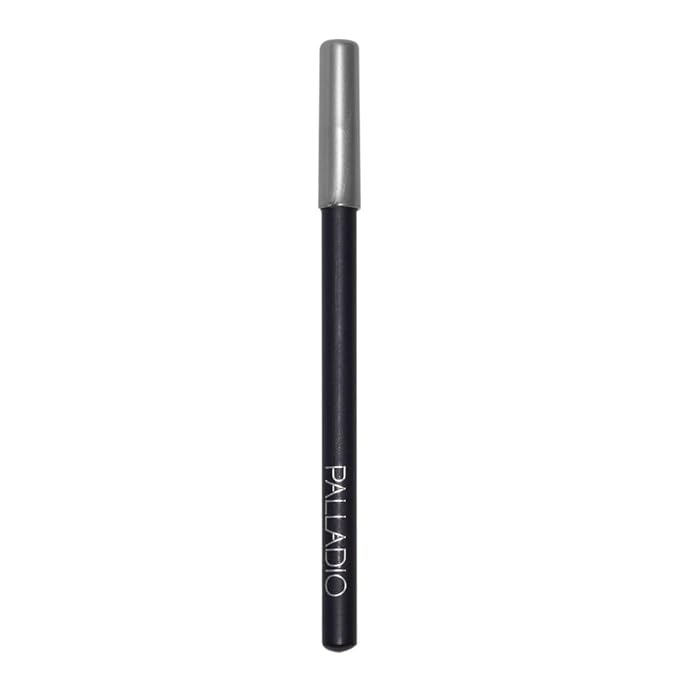 Palladio Wooden Eyeliner Pencil, Thin Pencil Shape, Easy Application, Firm yet Smooth Formula, Perfectly Outlined Eyes, Contour and Line, Long Lasting, Rich Pigment, Charcoal