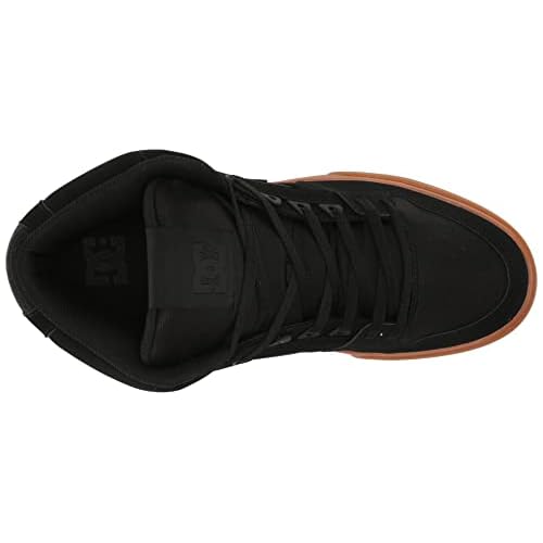 DC Shoes Pure High- Black/Gum- 7.5