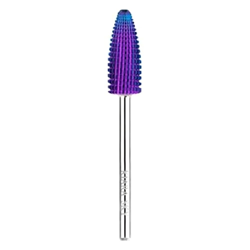 Kiara Sky Purple Drill Bits for E-File Nail Drill (Typhoon Bit (Medium))