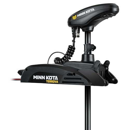 Minn Kota Kayak Terrova Bow-Mount Electric Trolling Motor with GPS – 55 Lb. Thrust, 36 in. Shaft, Freshwater
