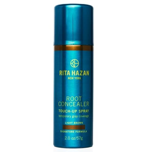 Rita Hazan Root Concealer Touch Up Spray - Instant Spray To Cover Up Roots - Quick Drying, Water-Resistant Formula - Temporary Hair Color Spray for Gray Roots - 2 oz. Root Spray