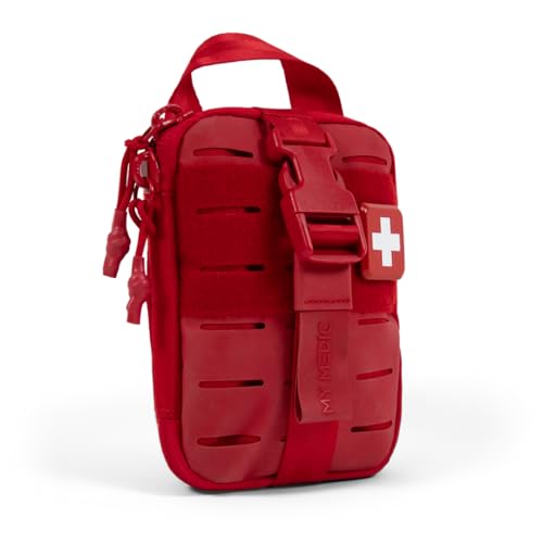 My Medic Sidekick Pro - Camping Hiking and Backpacking First Aid Kit - 70 Items with Tourniquet - HSA and FSA Eligible - S...