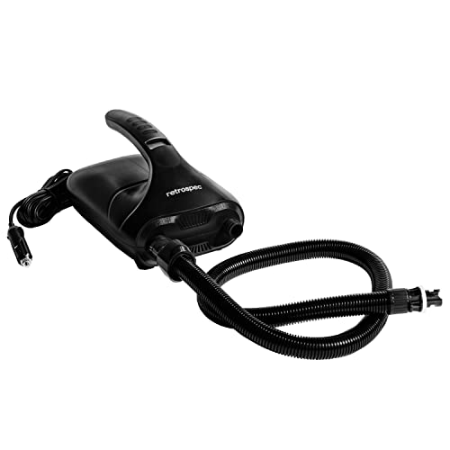 Retrospec iSUP Intelligent Dual Stage Electric Pump for Inflatable Stand Up Paddleboards - 12 Volt DC Car Connector Pump ...