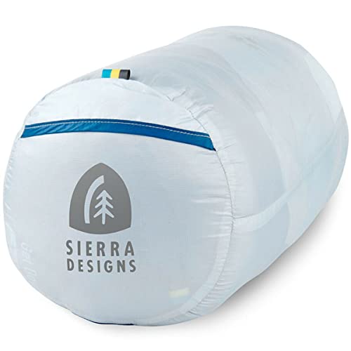 Sierra Designs Women's Get Down 20 Degree Regular Sleeping Bag - 550 Fill Power DriDown (PFC Free), Mummy Style Camping & ...