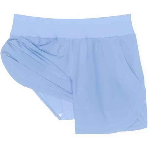 Lands' End Women's 5" Quick Dry Elastic Waist Board Shorts Swim Cover-up Shorts with Panty