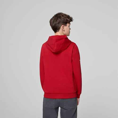 PUMA Scuderia Ferrari F1 Kids' Hoodie with Large Scudetto shield print on chest