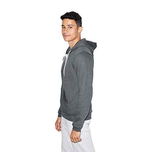 American Apparel Men's Flex Fleece Long Sleeve Zip Hoodie