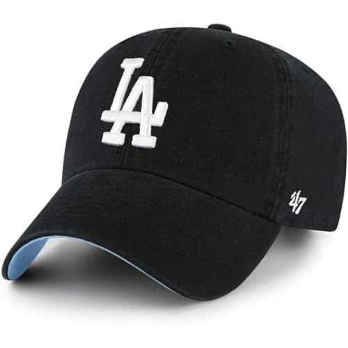 47 Los Angeles Dodgers Primary Logo Ballpark Clean Up Dad Hat Baseball Cap - Multiple Colors