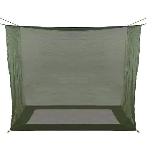 Aventik No-See-Um Premium Rectangular Camping Mosquito Net, The Ultra-Fine Mesh Olive-Green Easy to Carry&Easy Installatio...