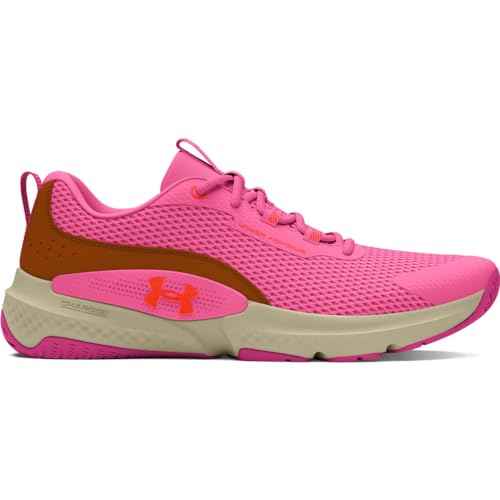 Under Armour Women's Dynamic Select, (601) Fluo Pink/Copper Penny/Phoenix Fire, 8.5, US