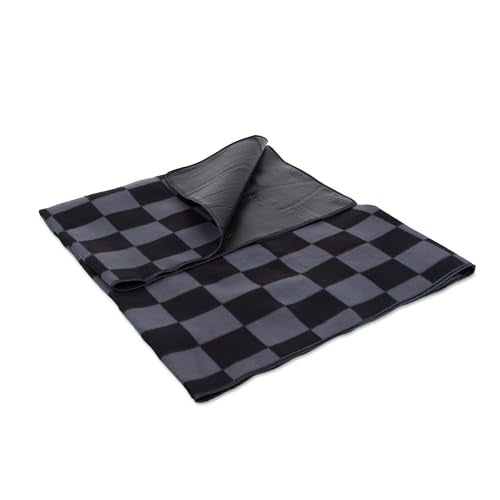 Picnic TIME Outdoor Picnic Blanket Tote, 59"x51" Foldable Beach & Camping Blanket with Soft Fleece, Water-Resistant Botto...