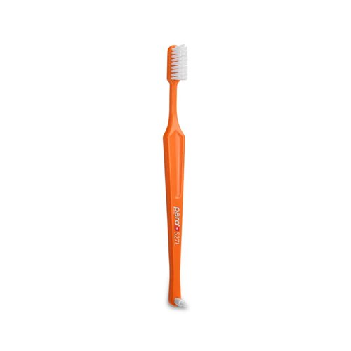 Paro S27L Toothbrush | Small Brush Head Toothbrush with Soft Bristles and Exchangeable Interdental Space F | 3 Rows 27 Tufts for Thorough Cleaning and Gum Care | 12 Pack
