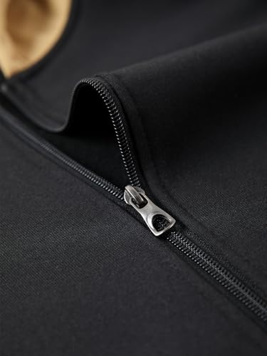 Men's Autumn Winter Colorblock Zipper Hoodie Jacket Top Colorblock Hat Sporty Travel Vacation Outdoor Commuting Camping