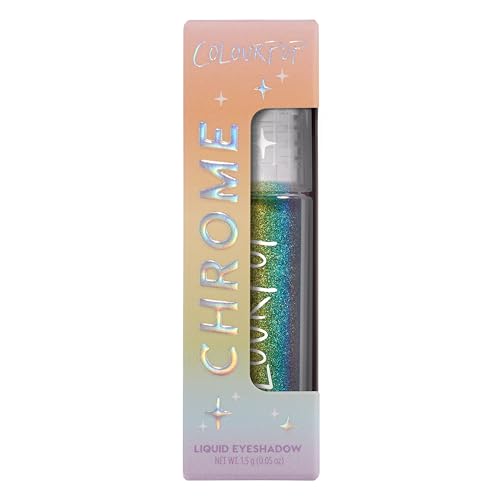ColourPop Chrome Liquid Eyeshadow - Color-Shifting Chrome Eyeshadow with Long-Lasting & Ultra-Pigmented Formula - Beetle (...