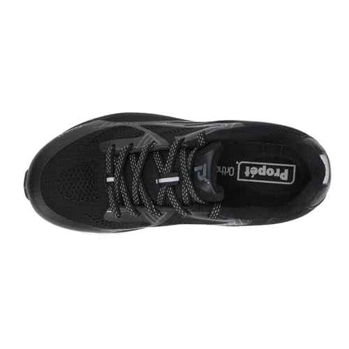 Propet Womens One Lt Lace Up Sneakers Shoes Casual - Black