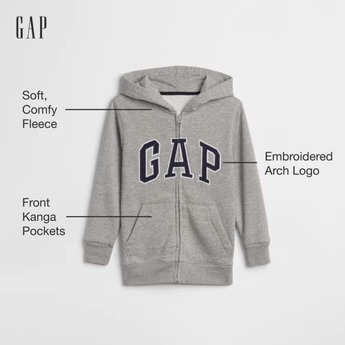 GAP boys Logo Hoodie Hooded Full Zip Sweatshirt