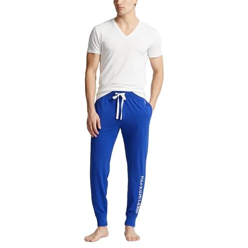 POLO RALPH LAUREN Men's 4d Flex Cooling Ventilation Cotton Modal V-Neck Undershirts