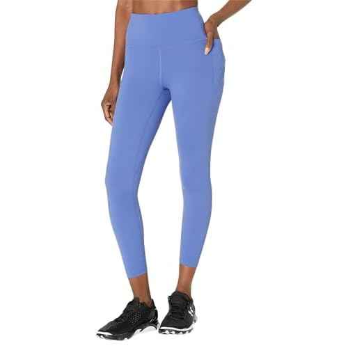 Under Armour Meridian Ankle Leggings for Women - High-Rise Waist, Bodycon Fit, Side Pockets, Pull-On, Classy & Versatile