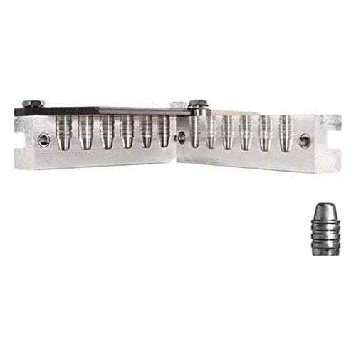 Lee Precision Reloading 6 Cav C225-55-RF Lee Precision 6 Cavity Mold .225 Diameter 55 Grain-RF, Silver, Small