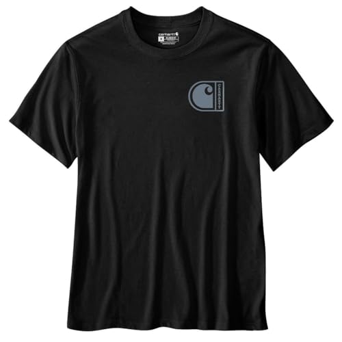 Carhartt Mens Relaxed Fit Lightweight Short-Sleeve C Back Graphic T-Shirt