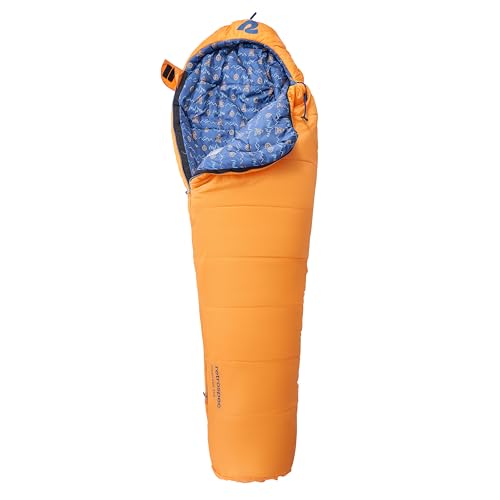 Retrospec Dream 25 Kids Sleeping Bag for Camping - Mummy Style, Water-Resistant, Lightweight 3lbs 3oz, Adjustable Length, ...